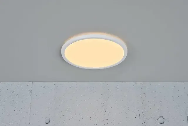 Oja 29 IP20 3000K/4000K White with White Glass Ceiling Light