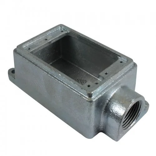 Orbit 1MFS-50 1-Gang Cast Device Boxes Dead End 2″ Deep, Malleable Iron 1/2″