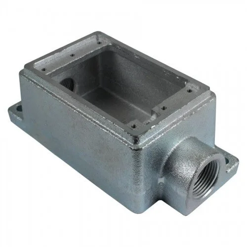 Orbit 1MFSC-50 1-Gang Cast Device Boxes Feed Through 2″ Deep, Malleable Iron 1/2″