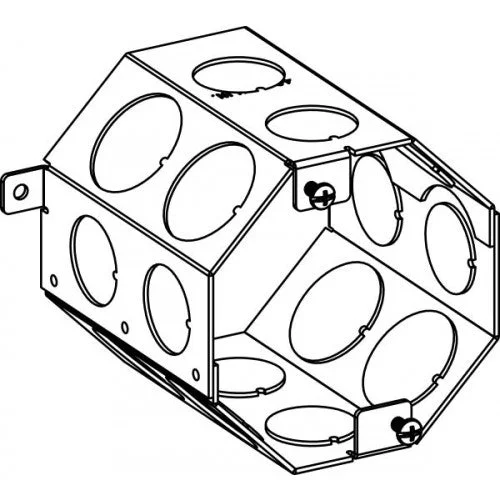Orbit 4CB-75/100 Concrete Box 4″ Deep, 3/4″ & 1″ K.O.S – Galvanized