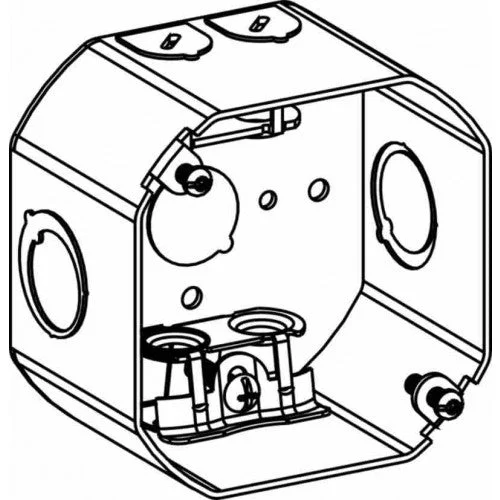 Orbit 4RDB-MC 4″ Octagon Steel MC Box 2-1/8″ Deep