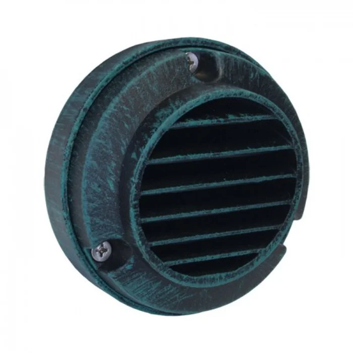 Orbit 7012-VG 4″ Cast Aluminum Surface Louver Step Light/Wall Light, 12V, 20W, Verde Green