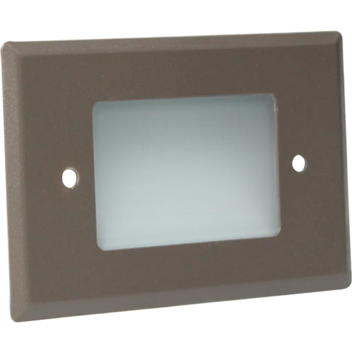 Orbit 7110C-BR Step Light Face Plate, Bronze Powder Coat