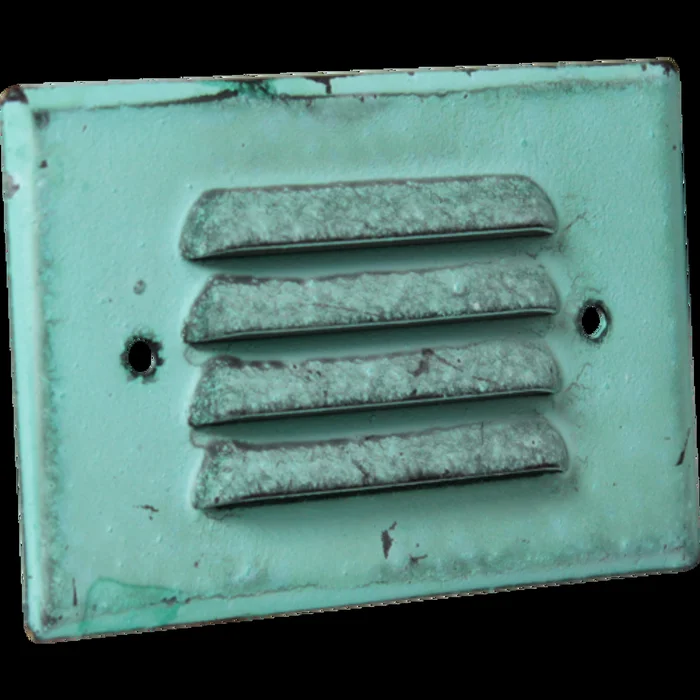 Orbit 7112C-AG Step Light Face Plate, Aged Green