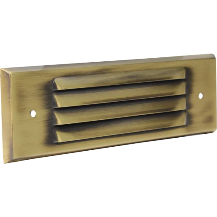 Orbit B701C-AB Step Light Face Plate, Antique Brass