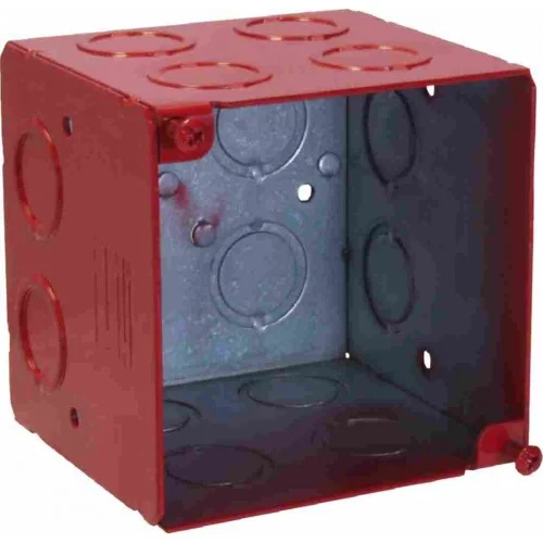 Orbit FA-4SEDB-CKO Fire Alarm 4″ Square Box 3-1/2″ Deep – Red