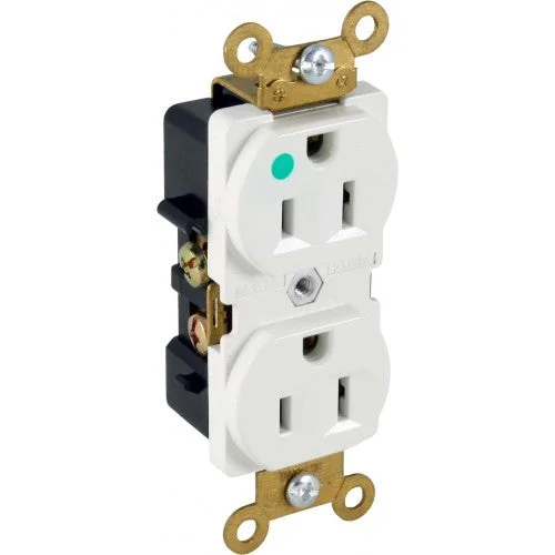 Orbit HR15-W 15A Duplex Receptacles – White