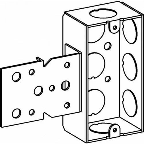 Orbit HSB-1-50-B 1-Gang Handy Brckt Box 1-1/2″ Deep 1/2″ KO – Galvanized