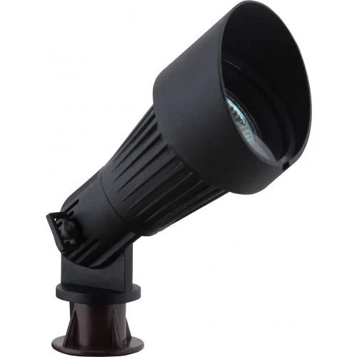 Orbit L1021-BK-5-WW LED 5W Outdoor Cast Aluminum Direction Light, 12V, 3000K – Black