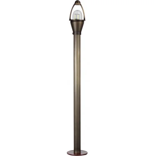 Orbit LB18S-AB-WW LED 2W Outdoor Solid Brass Path Light, 12V, 3000K – Antique Brass