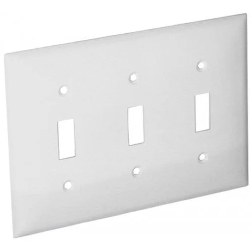 Orbit OP3-W 3-Gang Wall Plate Switch – White