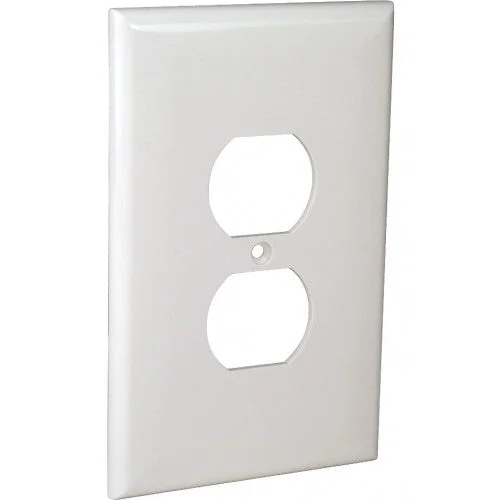 Orbit OPJ8-I Jumbo 1-Gang Wall Plate Duplex – Ivory