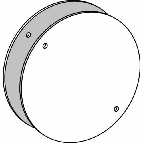 Orbit RBC-4 4″ Round Weatherproof Blank Cover – Natural