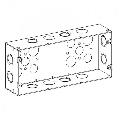 Orbit SDB-4 4-Gang 2-1/2″ Deep Switch Box – Galvanized