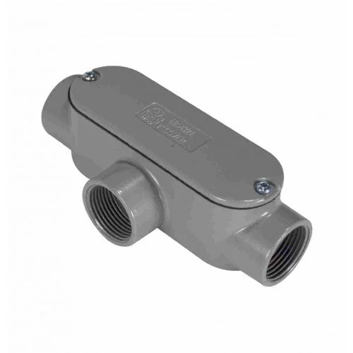 Orbit T-75A Conduit Body, 3/4″ Threaded Die Cast Aluminum w/Cover & Gasket – Type T