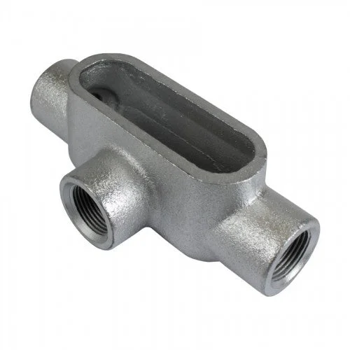 Orbit T7-75 Type T Threaded Conduit Body, Gray Iron Form 7, 3/4″