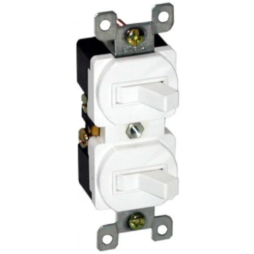 Orbit Two 15A Single Pole Toggle Switches (10 Pack)