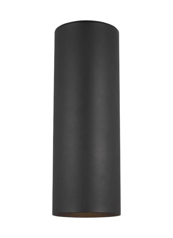 Outdoor Cylinders Collection – Two Light Outdoor Wall Lantern | Finish: Black – 8313802EN3-12
