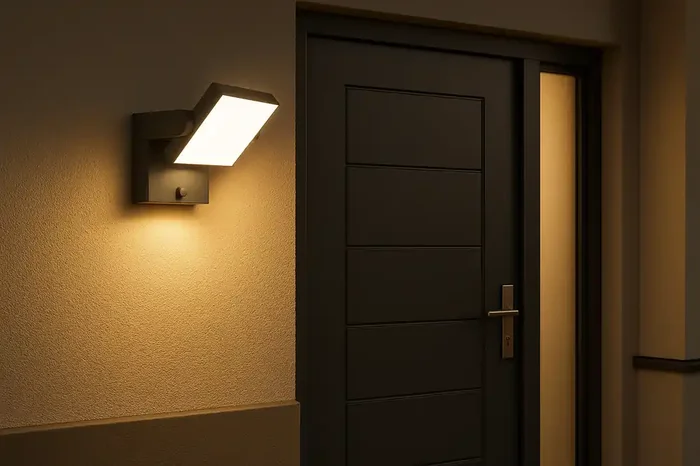 Outdoor PIR Motion Sensor Wall Lantern IP44 Waterproof Light