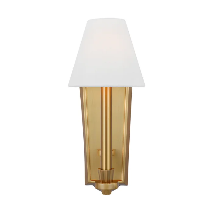 Paisley One Light Wall Sconce in Burnished Brass (454|AW1121BBS)
