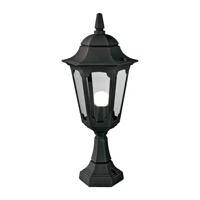 Parish Black IP44 Top Post Light