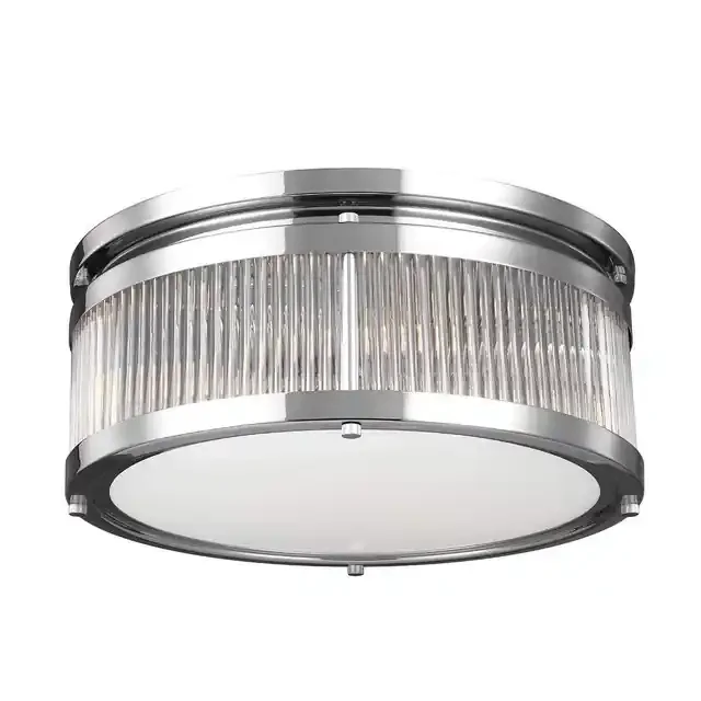 Paulson 3 Light Chrome IP44 LED Bathroom Ceiling Light