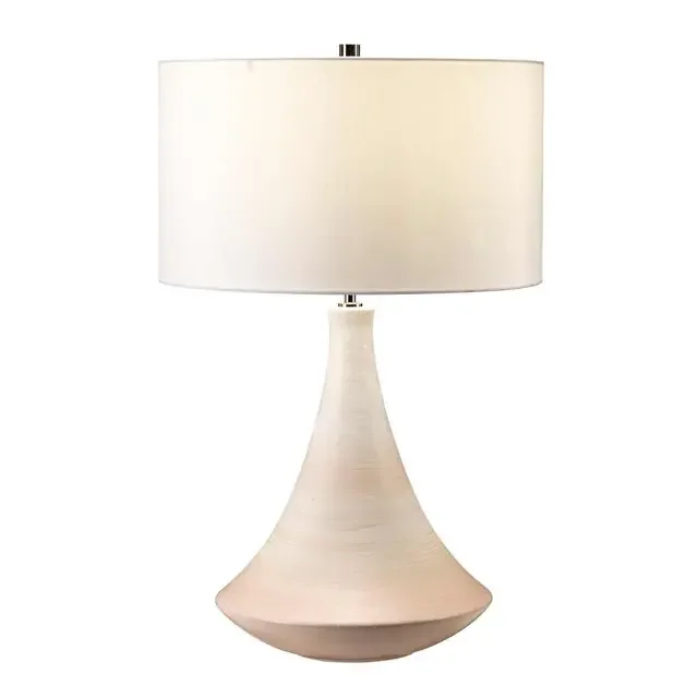 Pinner Subtle Pink with Cream Shade Table Lamp