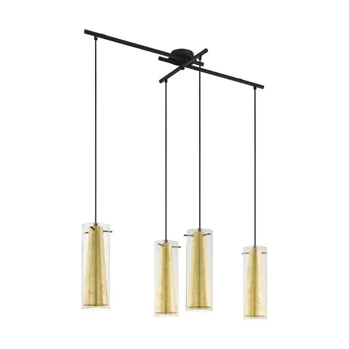 Pinto Gold 3 Light Pendant Light