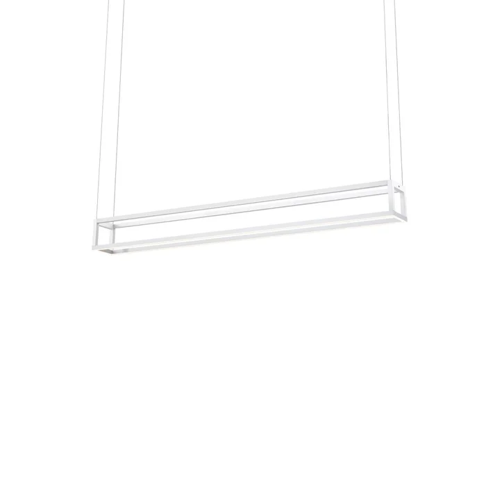 Plaza White Pendant by Kuzco