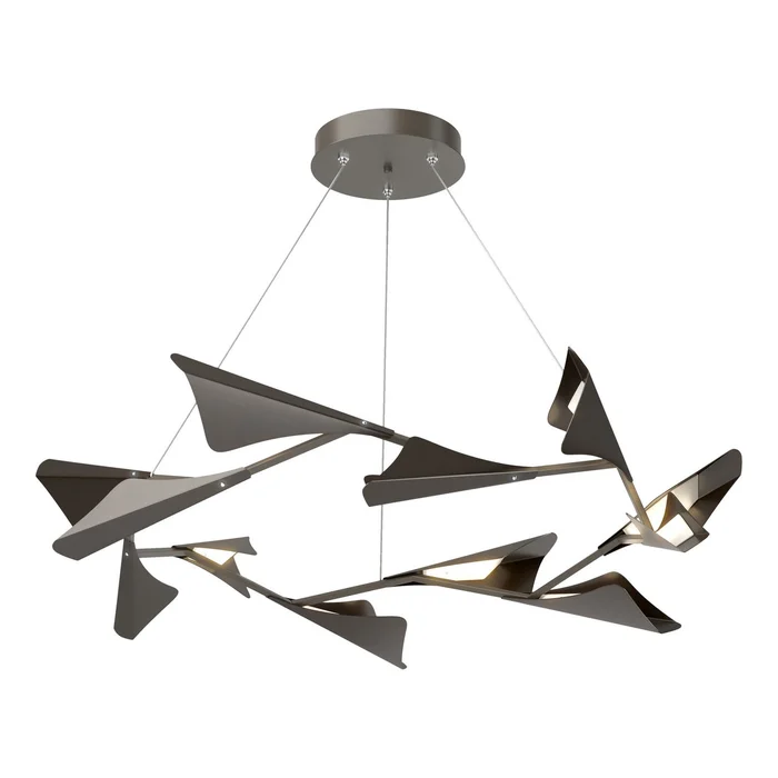 Plume LED Pendant in Dark Smoke (39|135008-LED-STND-07-14)