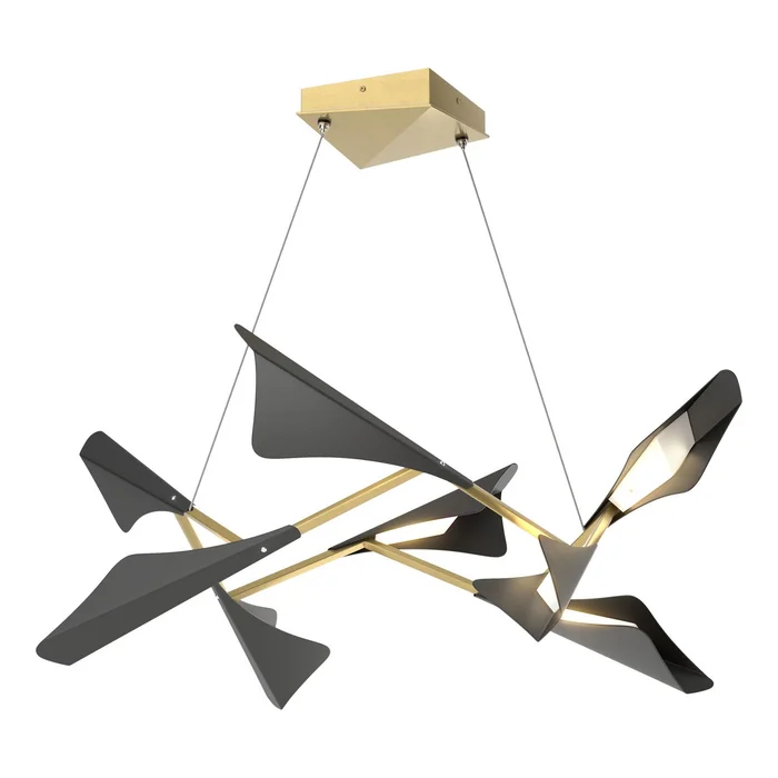 Plume LED Pendant in Modern Brass (39|135007-LED-STND-86-10)