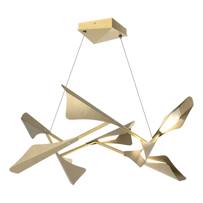 Plume LED Pendant in Modern Brass (39|135007-LED-STND-86-84)