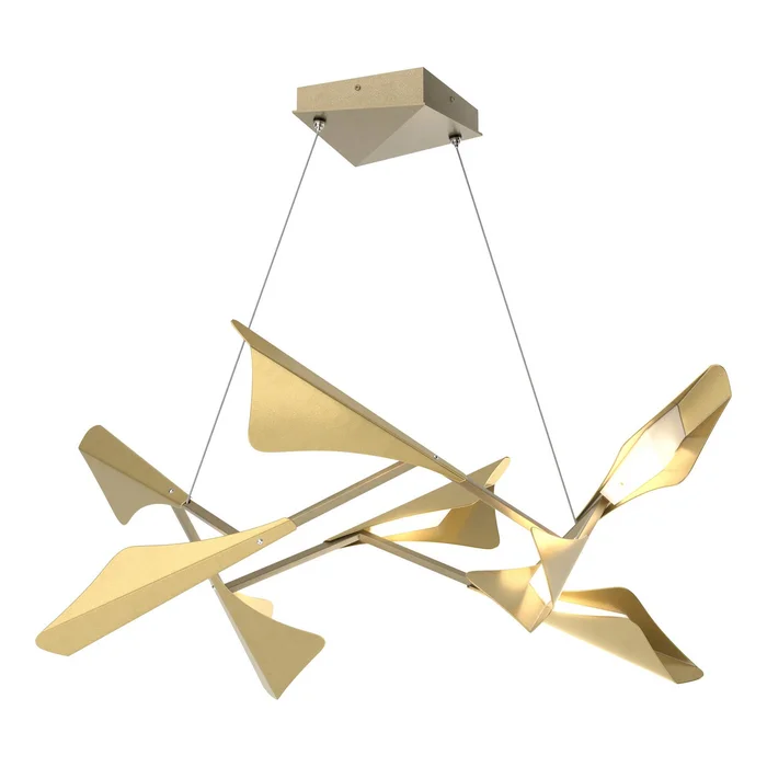 Plume LED Pendant in Soft Gold (39|135007-LED-STND-84-86)