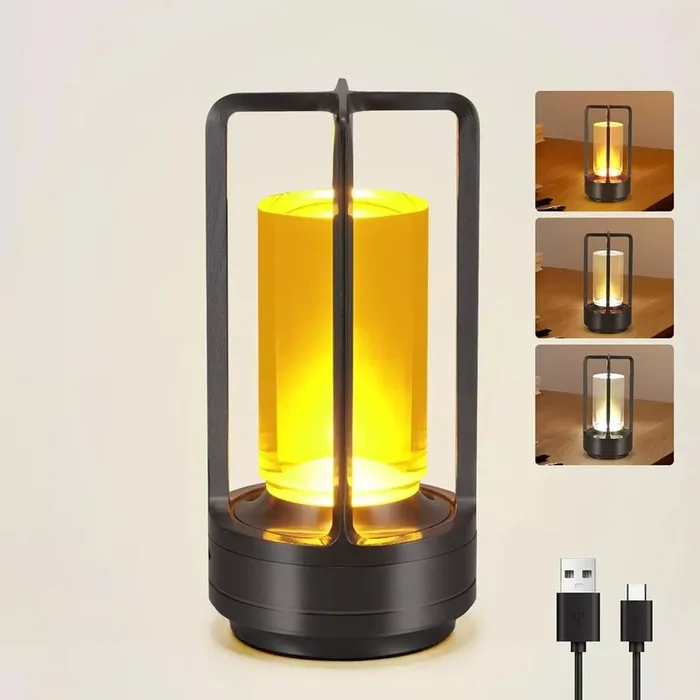 Portable Touch Sensor LED Table Lamp – Dimmable & Rechargeable