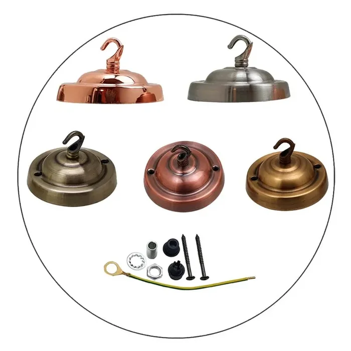 Premium Ceiling Rose Hook Plate for Light Fittings – 105mm Dia