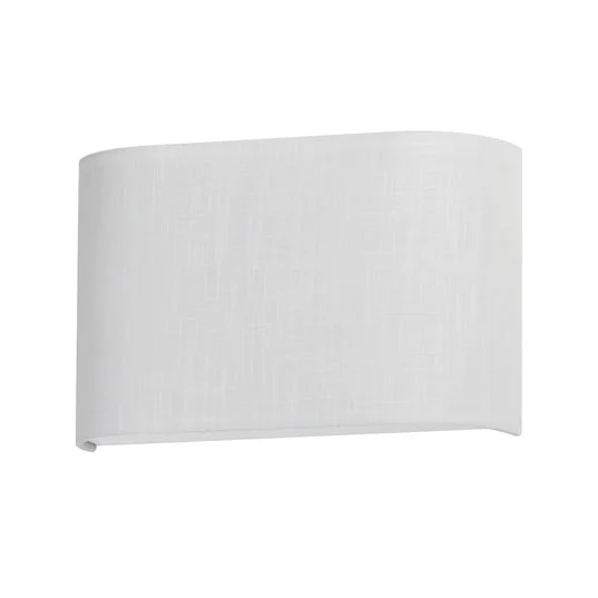 Prime 13″ Wide LED Wall Sconce, 680 lumens, 10W, 3000K CCT, 120-277V, White Linen, Oatmeal, Black Organza or Grass Cloth Finish