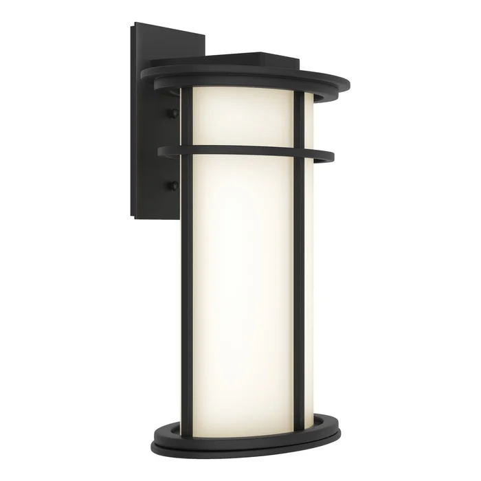 Province One Light Outdoor Wall Sconce in Coastal Black (39|305655-SKT-80-GG0387)