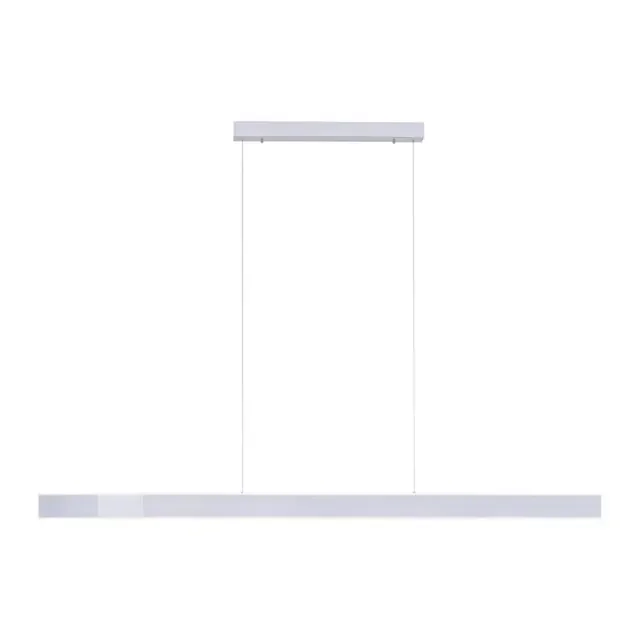 PURE-LUME 6 Light Aluminium Dimmable Bar Pendant Light