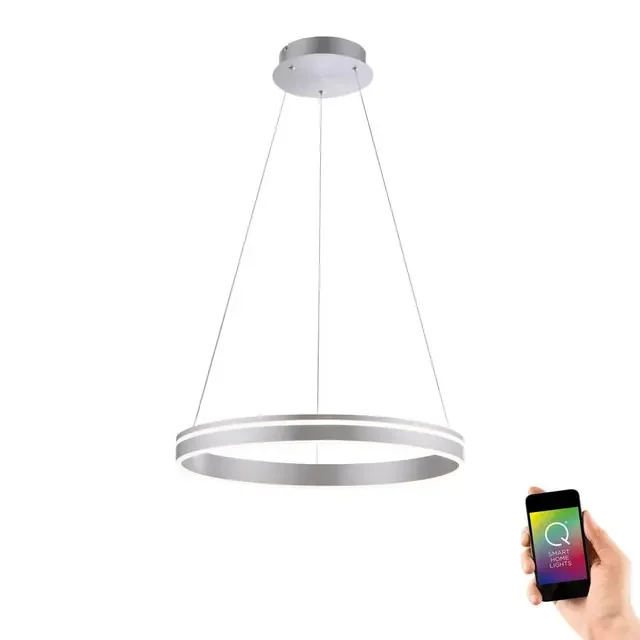 Q-VITO 59 Steel Ringed Smart LED Pendant Light
