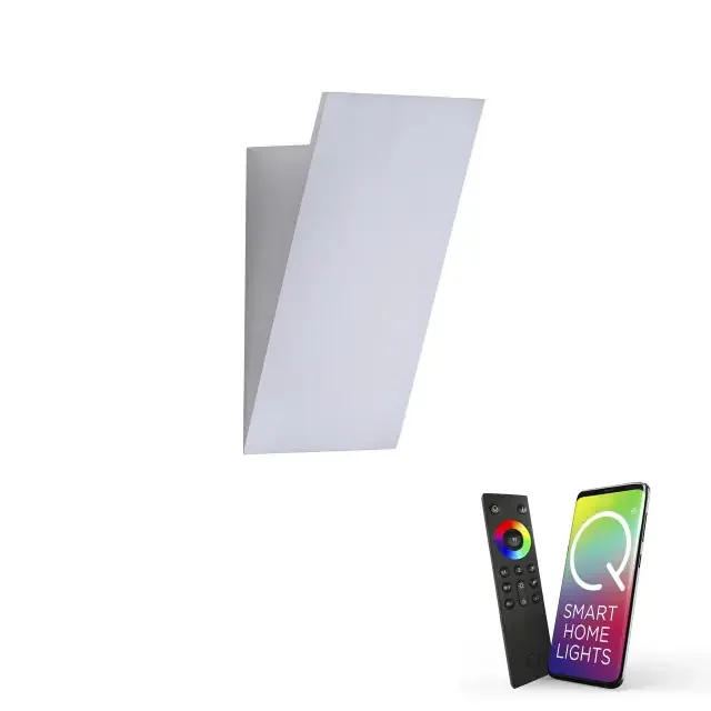 Q-WEDGE Aluminium Smart LED Wall Light