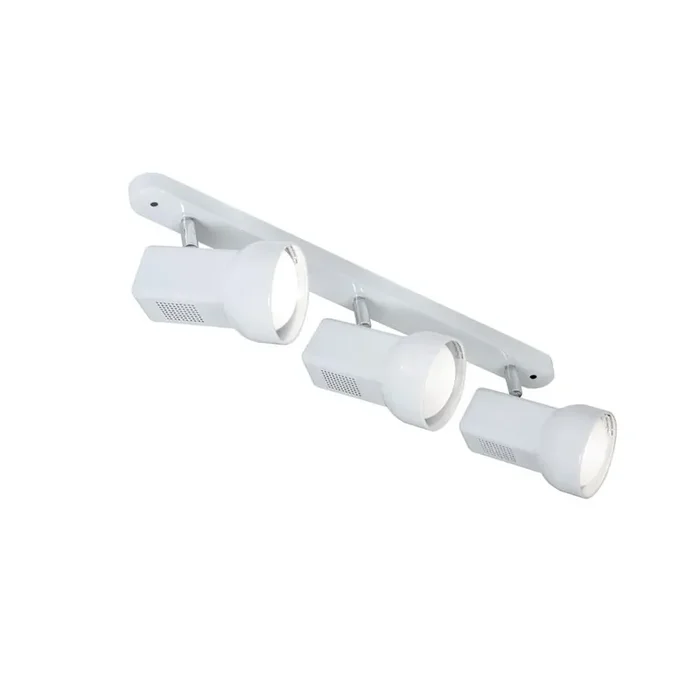 Quattro White 3 Lamp R63 Bar Spot Light