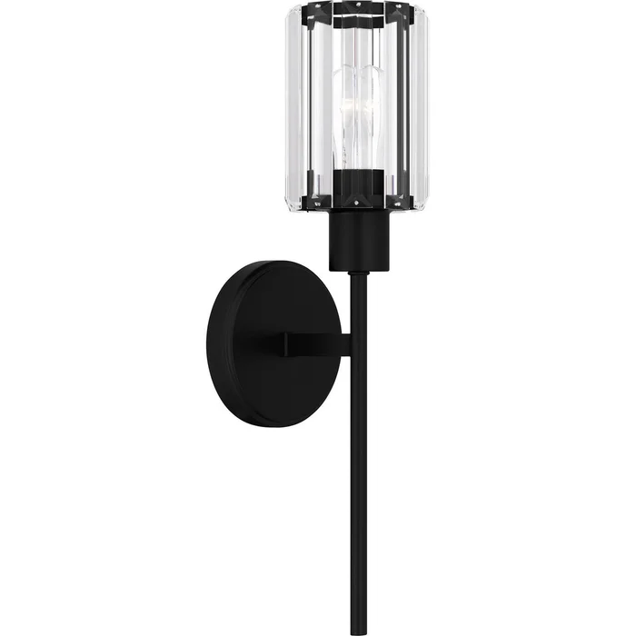 Quoizel PCILA8605MBK Isla One Light Wall Sconce, Matte Black