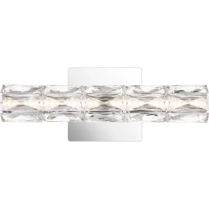Quoizel PCLU8515C Luster LED Bath Fixture, Polished Chrome