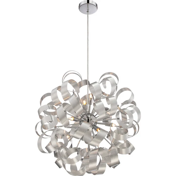 Quoizel RBN2823MN Ribbons 12 Light Pendant, Millenia