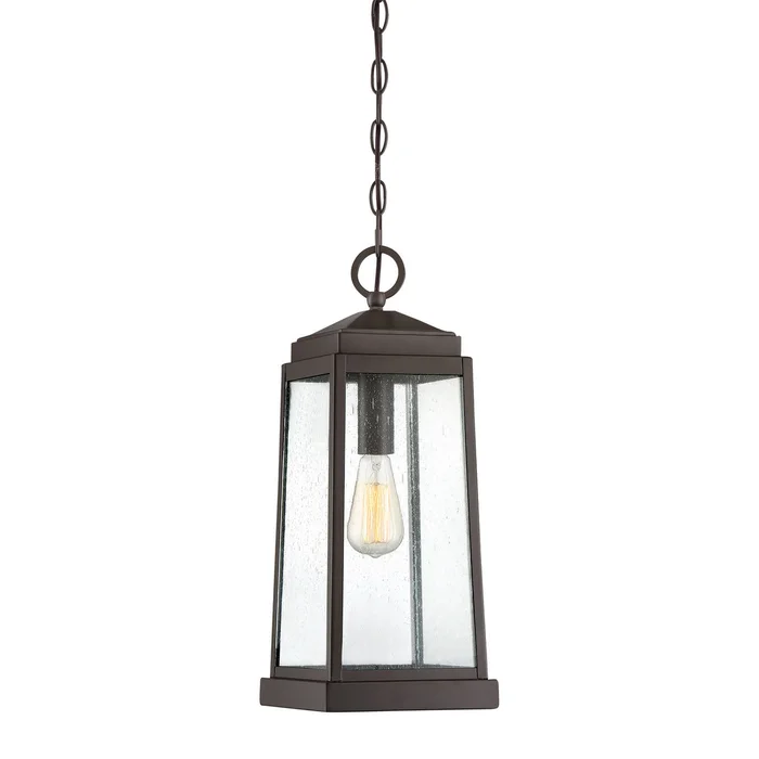 Quoizel RNL1908WT Ravenel One Light Outdoor Hanging Lantern, Western Bronze