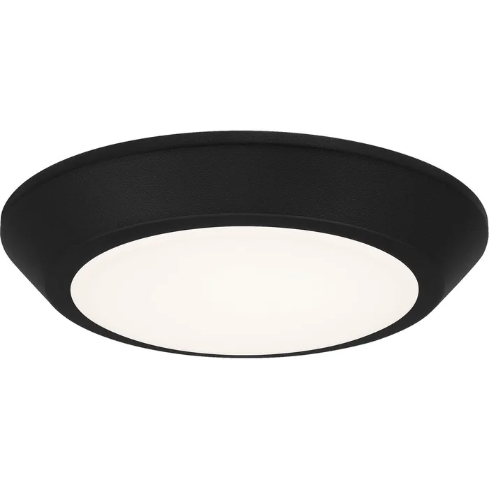 Quoizel VRG1605EK Verge LED Flush Mount, Earth Black