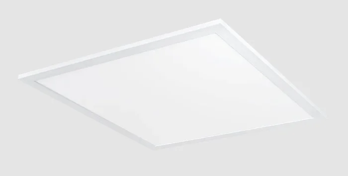 RAB Lighting EZPANFA2X2/D10/E2 2′ x 2′ Field Adjustable LED Edge-Lit Panel with Battery Backup, 120-277V, 0-10V Dimming, 25/30/40W, 3500K/4000K/5000K