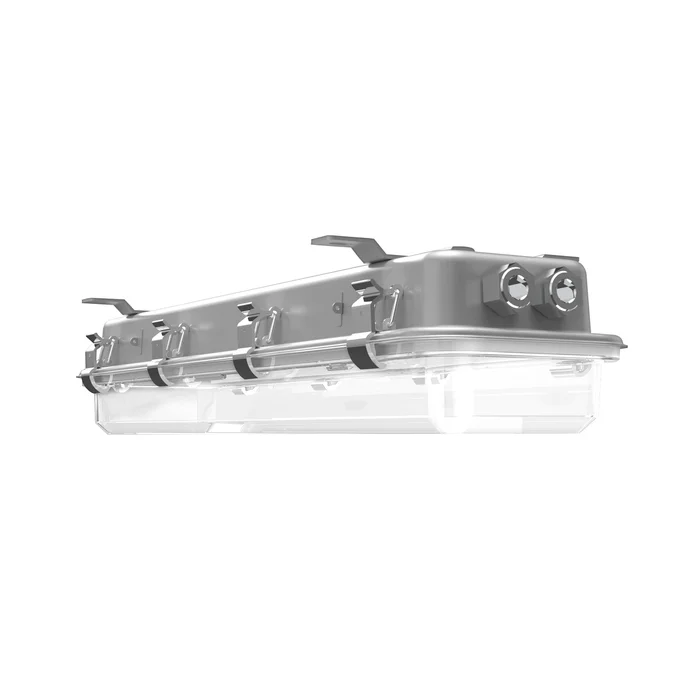 RAB Lighting HAZSHARK2 2 Ft. LED Hazardous Location Linear Washdown, 120-277V, 30W, 5000K, Gray