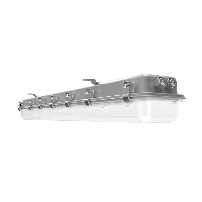 RAB Lighting HAZSHARK4 4 Ft. LED Hazardous Location Linear Washdown, 120-277V, 50W, 5000K, Gray