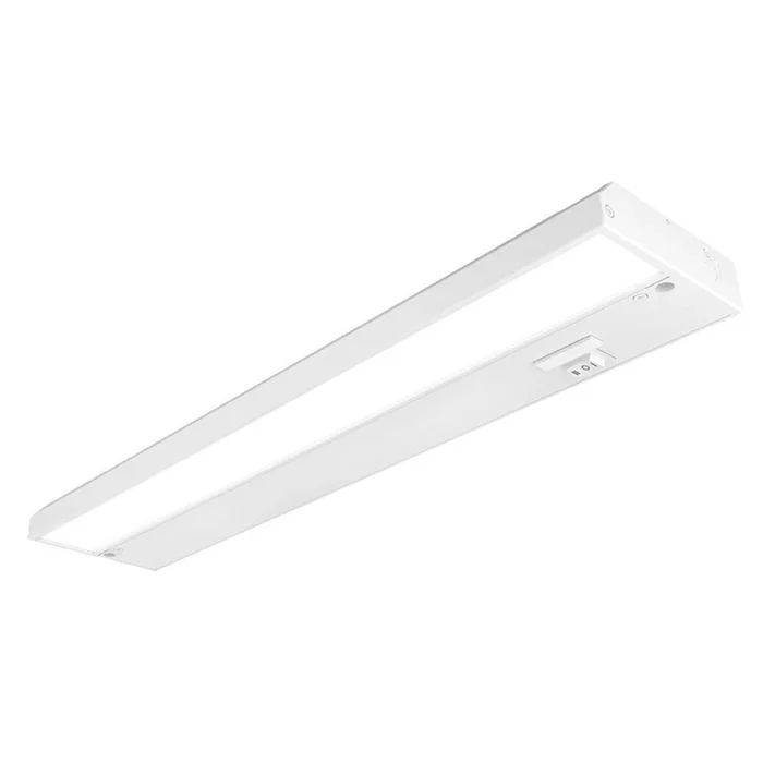 RAB Lighting KNOOKFA16W 16″ LED Undercabinet Light, Field Adjustable CCT (2700K, 3000K, 3500K), 9W, White